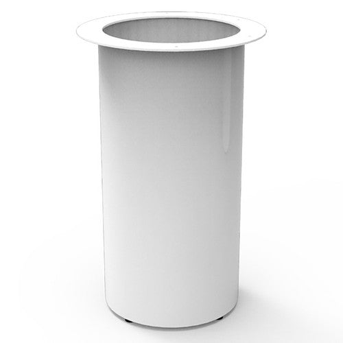 Rapidline Drum Base 450mm Diameter x 705mm Height Only White for Round Table