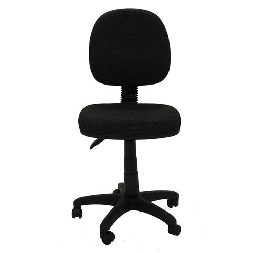 Rapidline EC070BM Medium Back Operator Chair Black Fabric