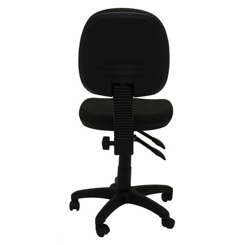 Rapidline EC070BM Medium Back Operator Chair Black Fabric