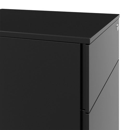 Rapidline Go Mobile Pedestal 2 Drawer 390 x 527 x 472mm Black Satin