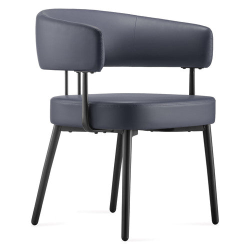 Rapidline Hera Breakout and Dining Chair French Navy PU