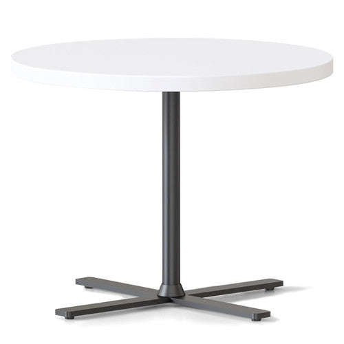 Rapidline Kolo Side and Coffee Table 600 x 457mm Natural White / Black