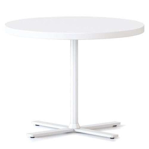 Rapidline Kolo Side and Coffee Table 600 x 457mm Natural White / White