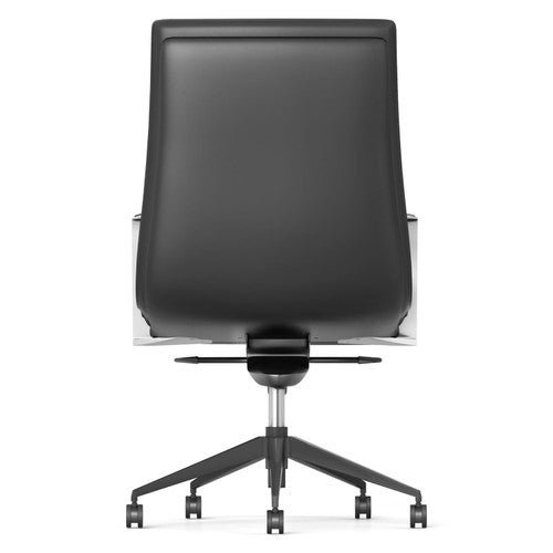 Rapidline Mirage Medium Back Executive Chair Black Leather