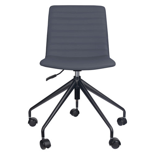 Rapidline Pixel 5 Star Breakout and Meeting Chair French Navy PU / Black Base