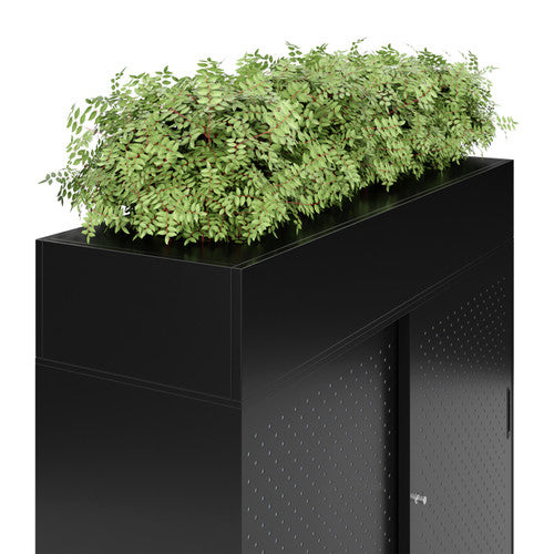 Rapidline Planter Box 1530 x 230 x 473mm Only Black for Go Tambour Door Cupboard