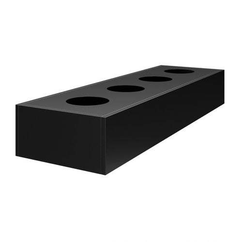 Rapidline Planter Box 1530 x 230 x 473mm Only Black for Go Tambour Door Cupboard