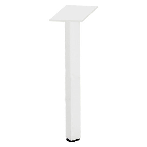 Rapidline Pole Leg Only White for Rapid Span Corner Workstation