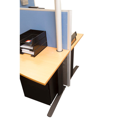 Rapidline Rigid Power Pole 2800mm Height Only White