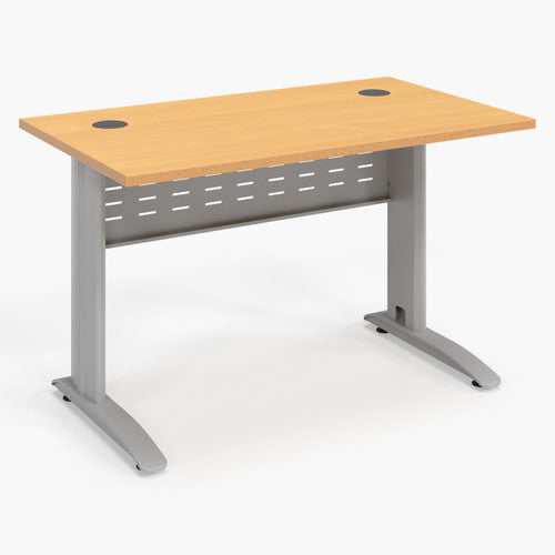Rapidline Rapid Span Open Workstation 1200 x 700mm Beech / Precious Silver