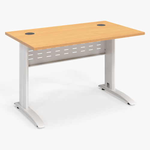 Rapidline Rapid Span Open Workstation 1200 x 700mm Beech / White Satin