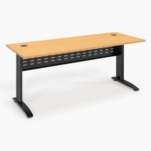 Rapidline Rapid Span Open Workstation 1800 x 700mm Beech / Black Satin