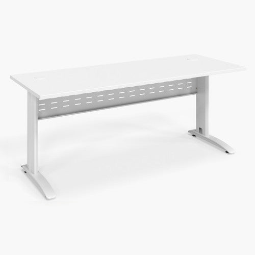 Rapidline Rapid Span Open Workstation 1800 x 700mm Natural White / White Satin