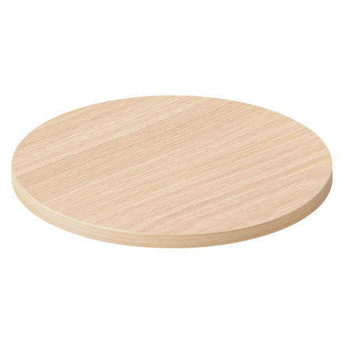 Rapidline Round Table Top 500mm Diameter x 25mm Height Only Natural Oak