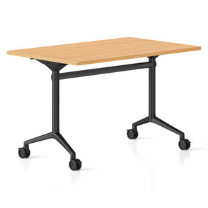 Rapidline Typhoon Flip Top Table 1500 x 750mm Beech / Black
