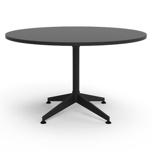 Rapidline Typhoon 4 Star Round Meeting Table 1200mm Diameter Black / Black