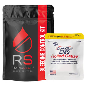 RapidStop Bleeding Control Kit Plastic Pouch Medium