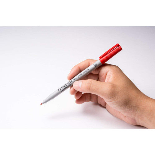 Staedtler Lumocolor Non-Permanent Pen Medium Red Box of 10 315-2