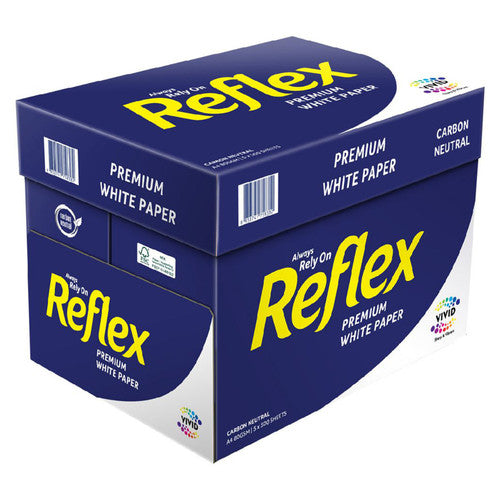 Reflex Copy Paper A4 80gsm Carbon Neutral White Carton of 15 (500 Sheets Each)
