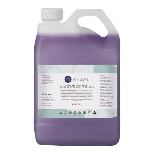 Regal Air Freshener Cottage Rose Water Base 5 Litre