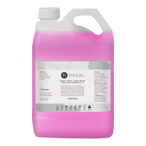 Regal Body Hand Wash and Hair Shampoo 5 Litre