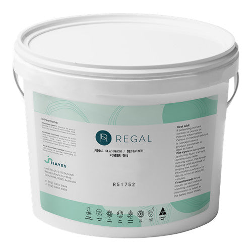 Regal Glasswash Destainer Powder 5kg