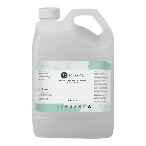 Regal Isopropyl Alcohol 70% IPA 5 Litre