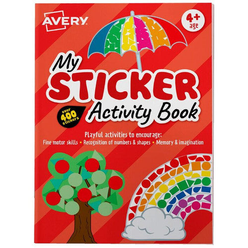 Avery My Sticker Activity Book for Ages 4 Plus