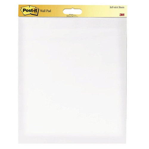 Post-it Self-Stick Wall Pad White 508 x 584mm 20 Sheets Pack of 2 566