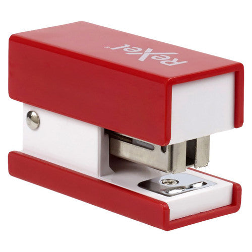Rexel Mini Bloc Stapler Red