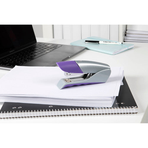 Rexel Gazelle Half Strip Stapler Purple