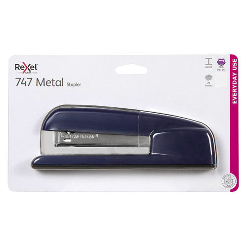 Rexel 747 Full Strip Stapler Royal Blue