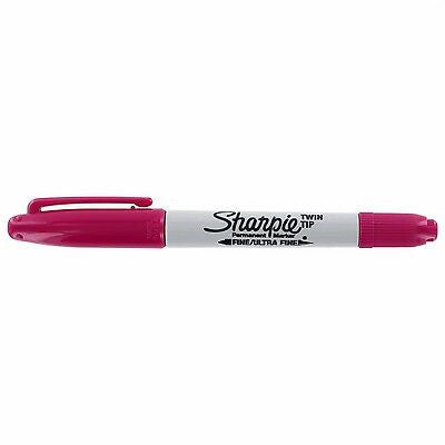 Sharpie Permanent Marker Fine Point Berry Pack of 12