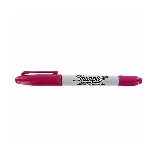 Sharpie Permanent Marker Fine Point Berry Pack of 12