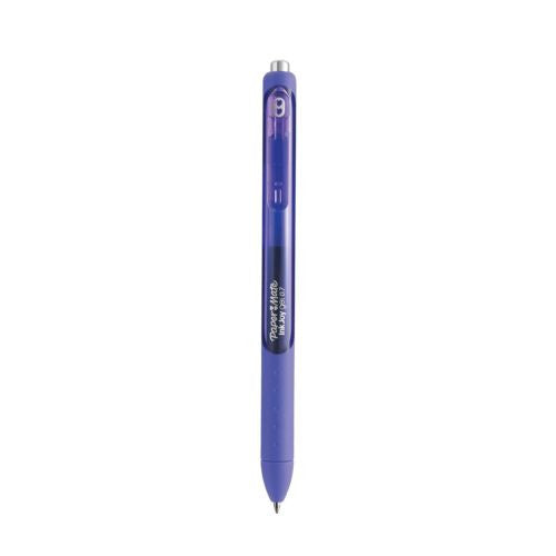 Papermate Inkjoy Retractable Gel Pen 0.7mm Purple Box of 12