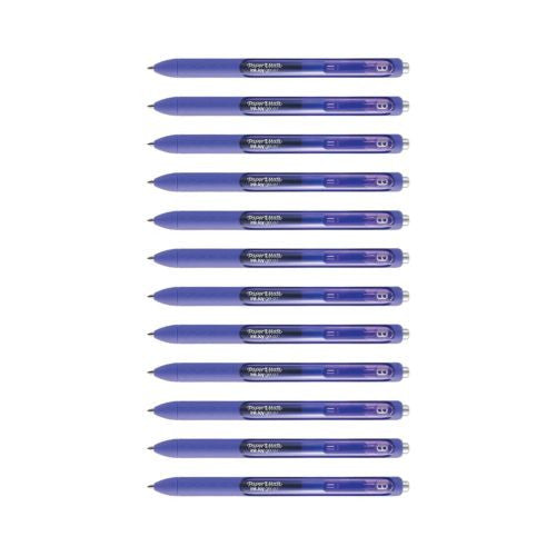 Papermate Inkjoy Retractable Gel Pen 0.7mm Purple Box of 12