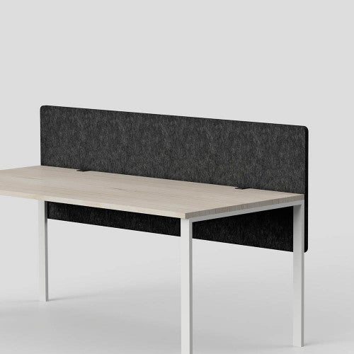 SANA Altitude Dual Above and Below Desk Screen 1200 x 12 x 600mm Shadow