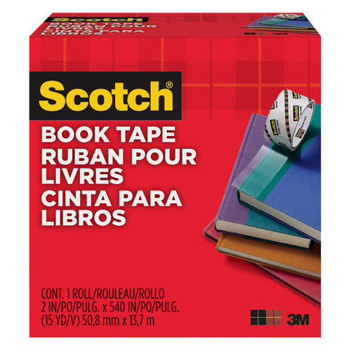 Scotch 845-200 Book Tape 50.8mm x 13.7m Clear
