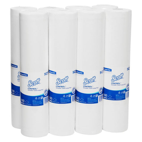 Scott Control Versatile Towel Large Roll White 100 Sheets Carton of 8