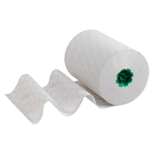Scott Printed Hard Roll Paper Towel 305m White Pack of 6