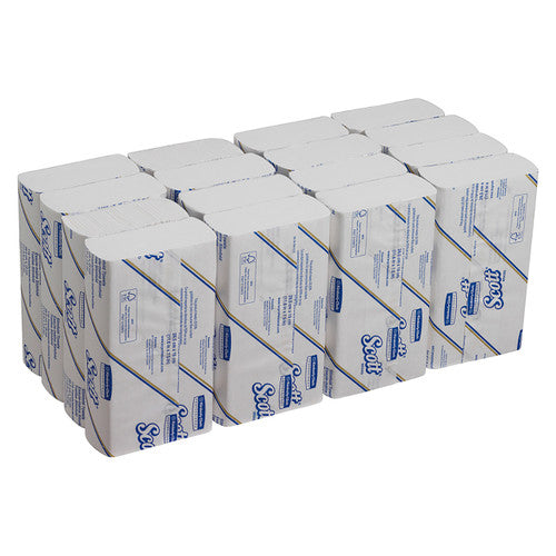 Scott Slimfold Hand Towel White 110 Sheets Pack of 16