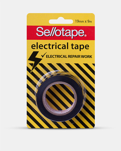 Sellotape Electrical Tape 19mm x 9m Hangsell Pack 8