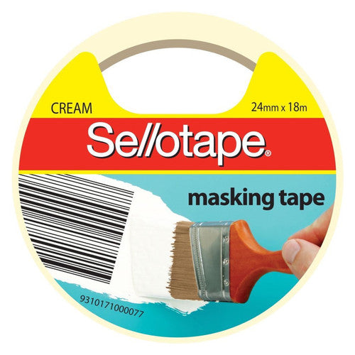 Sellotape Masking Tape 24mm x 18m Pack of 6