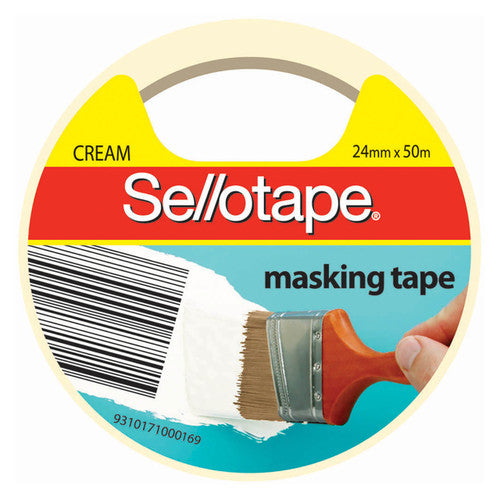 Sellotape Masking Tape 24mm x 50m Pack of 9