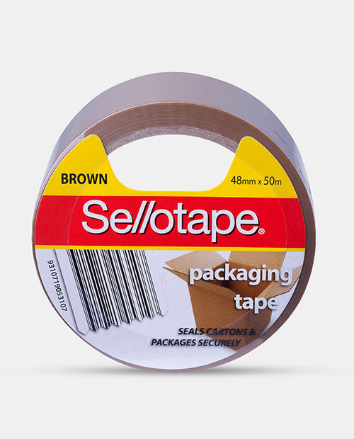 Sellotape Packaging Tape 48mm x 50m Brown Pack of 5
