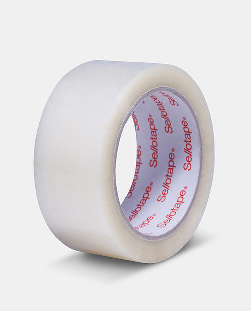 Sellotape Packaging Tape 757 Water Based 48mm x 75m Clear Carton of 48 – view 2