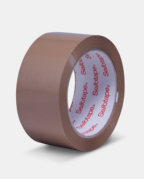 Sellotape Packaging Tape 767 Hot Melt 48mm x 75m Brown Carton of 48 – view 2