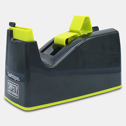 Sellotape Large Safety Desktop Tape Dispenser Black