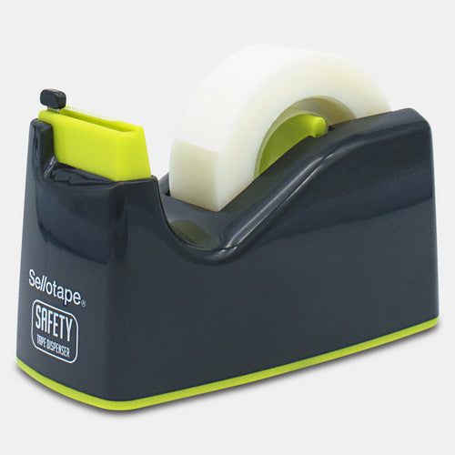 Sellotape Mini Safety Desktop Tape Dispenser Black