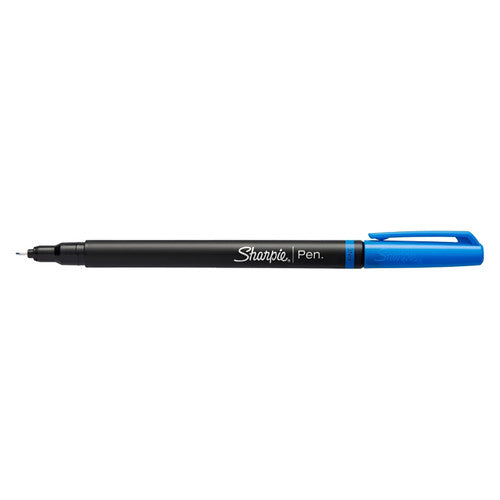 Sharpie Fineliner Pen 0.4mm Felt Tip Blue Box of 12